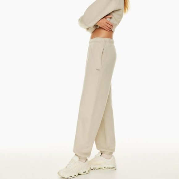 Tna Sweatpants Aritzia Joggers Small Tan - Picture 1 of 8